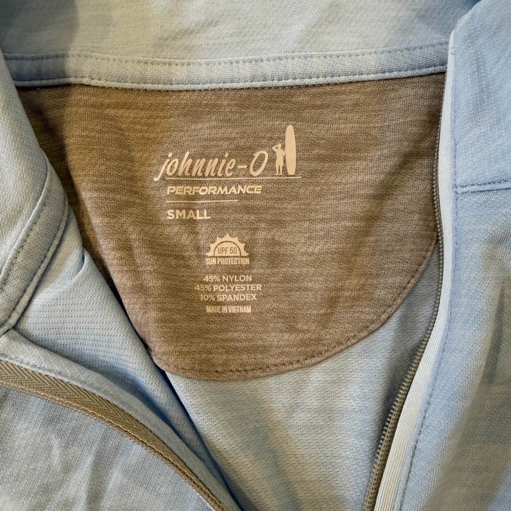 Johnnie-O Sky Blue Performance Pullover - image 2